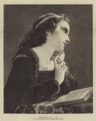 瞑想 作： Pierre Auguste Cot
